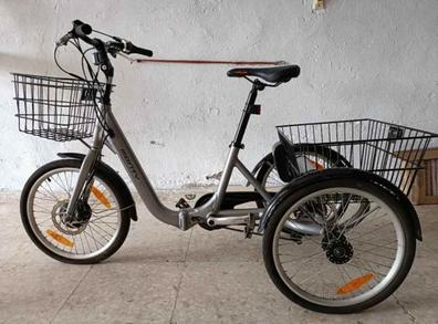  Barbella Bicicletas eléctricas para adultos, triciclo eléctrico  para adultos con batería extraíble, triciclo eléctrico de 350 W 36 V,  triciclo motorizado, 7 velocidades, tres ruedas, bicicleta E con : Deportes  y