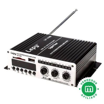 Lonpoo - Amplificador Estereo Bluetooth Para Altavoces, 180