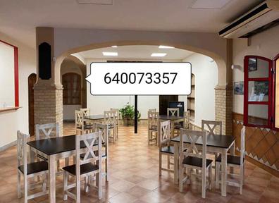Humano Ideal Arroyo Mesas y sillas bar Mobiliarios para empresas de segunda mano barato en  Sevilla Provincia | Milanuncios