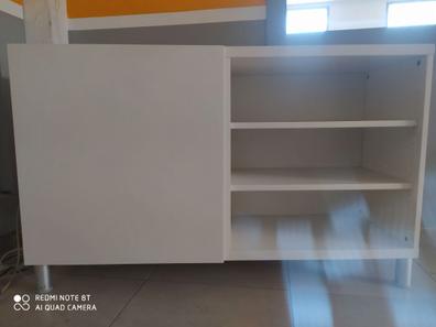 BESTÅ BURS escritorio, alto brillo blanco, 120x40 cm - IKEA