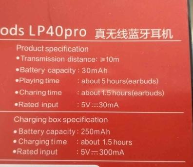 Lenovo LP40 Pro - Auriculares inalámbricos Bluetooth 5.1, 25 horas de  reproducción, USB-C, carga rápida, control táctil de graves profundos,  IPX5