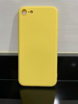 Coverzs Coverzs Funda silicona con cuerda iPhone Xr (amarillo) - Inicial +  Nombre