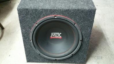 Caja de Altavoz Bluetooth para coche, Subwoofer activo de 12V y