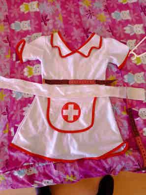 Disfraz De Enfermera Sexy Para Mujer – Vestido Corto Blanco Y Cofia, Talla XL, De Widmann, Ideal Para Carnaval
