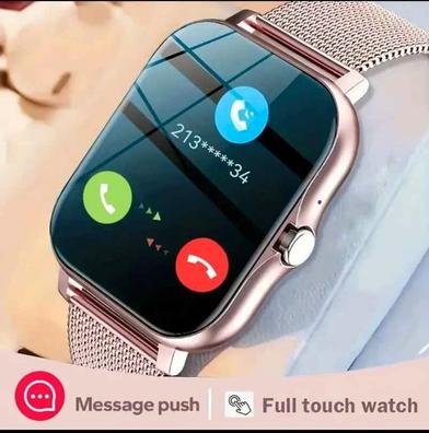 Reloj Inteligente Mujer con Llamadas, Smartwatch Mujer 3 Correas, 1,69  Reloj Deportivo Presión Arterial Ritmo Cardíaco Oxígeno Sanguíneo Sueño Reloj  Digital Pulsera Actividad Android iPhone, Plata