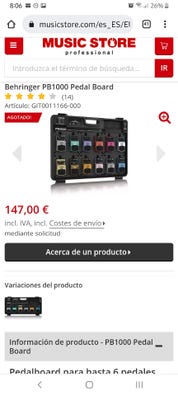 pedales Guitarras de mano baratas Milanuncios