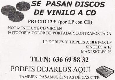 Reproductor vinilo y cd vintage Cds, vinilos y cintas música de segunda  mano