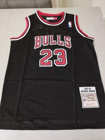 Camiseta nba bulls jordan negra