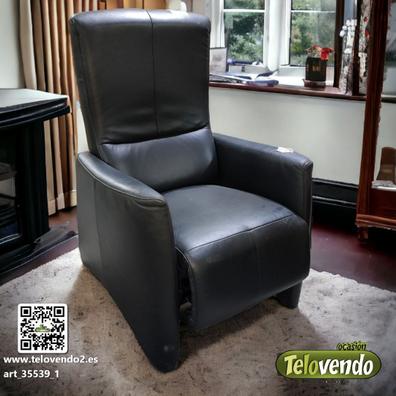 Sillón individual elevable piel sintética bisón