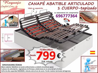 ✓ CANAPE ABATIBLE DE 135X190CM de segunda mano por 169 EUR en