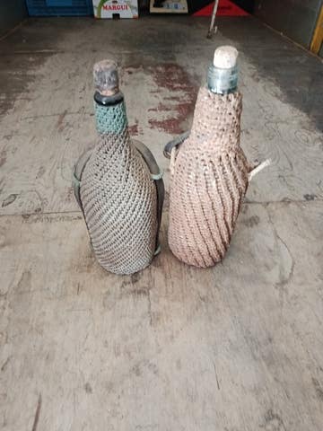 Milanuncios - Botellas decorativas tejidas crochet