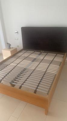 MALM estructura de cama, negro-marrón/Leirsund, 160x200 cm - IKEA