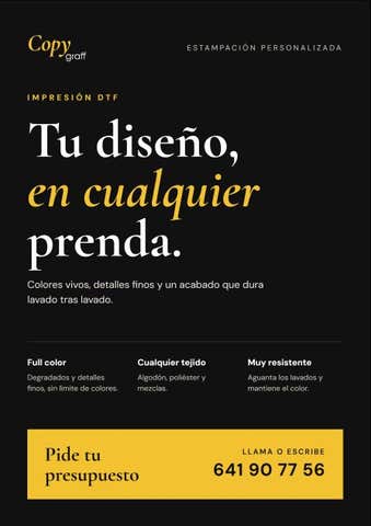 Milanuncios - Impresion y estampación de DTF
