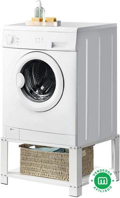  Soporte para secadora, estante de lavandería sobre lavadora,  unidad de almacenamiento para lavadora y secadora de ropa, unidad de  estante de lavandería independiente para baño : Electrodomésticos