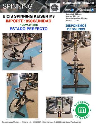 Recambios bicicletas keiser m3 Milanuncios