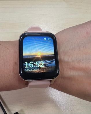 Reloj Inteligente Hombre Mujer, 1.85 Smartwatch con Llamadas Bluetooth,  Smart Watch Pulsómetro/Monitor de Sueño/Podómetro, 110+ Modos Deportivos  Impermeable IP68 Pulsera Actividad para Android iOS