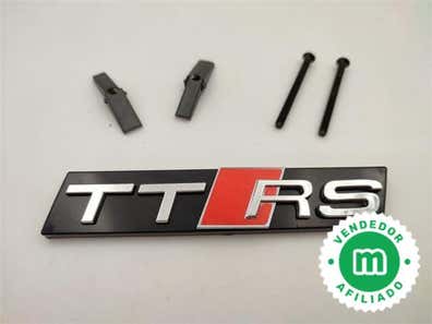 Audi 8W0071805 - Emblema S4 Para Rejilla De Radiador, Color Negro Y Rojo