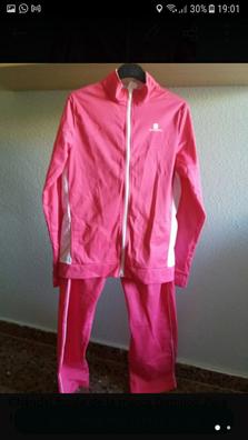 Chaqueta de fitness con cremallera y capucha para Niña Domyos 900 rosado -  Decathlon