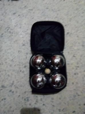 73 mm metal/bolas de petanca 6 bolas de bola Set con 3, Color negro y 3  amarillo y negro bolsa