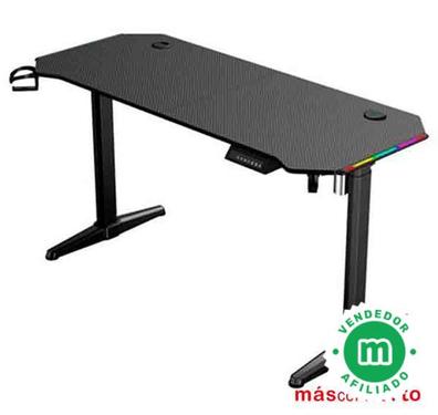 Muvip Secretaria Gaming PRO1200 Fibra de Carbono e Luz RGB - MV0342