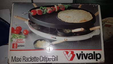 Milanuncios - Parrilla, raclette Vivalp, 8 servicios