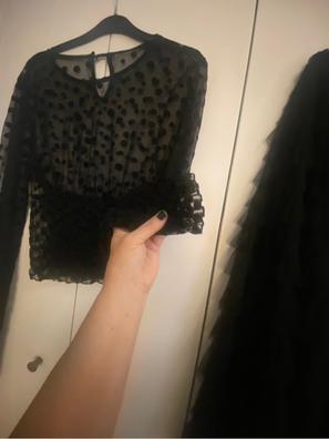 Top negro fiesta Moda y complementos de segunda mano barata