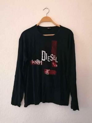  Diesel Camiseta negra con estampado T-Diego, Negro - : Ropa,  Zapatos y Joyería