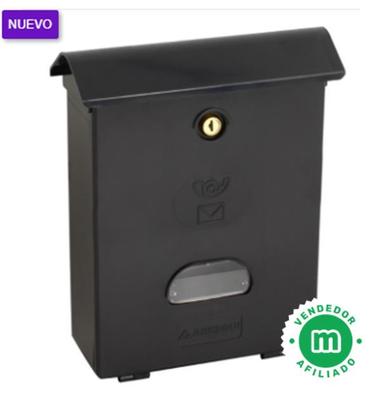 BUZON EXTERIOR EXTERNO DE METAL CERRADURA CORREO POSTAL PAQUETERIA PARA  PARED