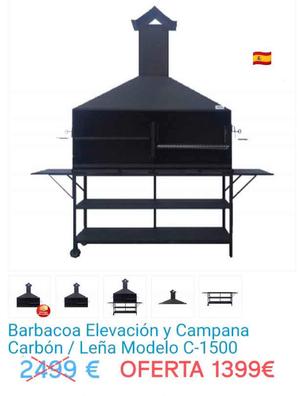Barbacoa Ferlux Patio modular - Estufas de Leña Online