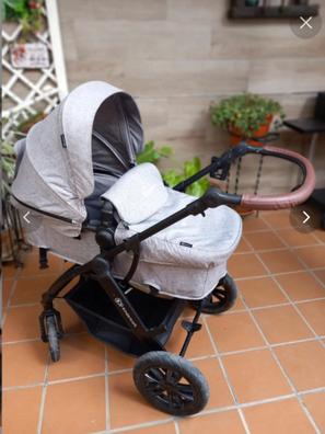 Kinderkraft Carro de bebé combi 3 en 1 Moov Grey 