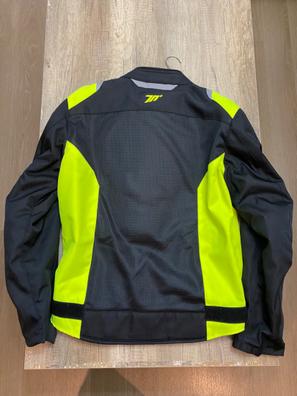 Invictus Hector Negra: Chaqueta de cuero de moto vintage