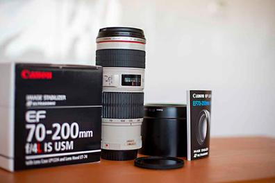 Teleobjetivo Canon EF 70-200mm f/2.8 L USM - Objetivo - Compra al mejor  precio
