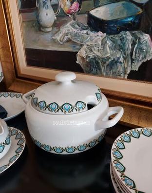 Set de 2 platos llanos de porcelana en azul - Dolce Gabbana Casa