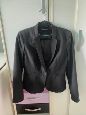 Milanuncios - Chaqueta Americana Mango negra Talla 40