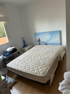Somier ta + colchón cama 90x190 de segunda mano por 95 EUR en