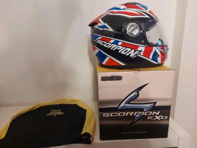 CASCO SCORPION EXO-1400 EVO CARBON AIR KENDAL AZUL / NEGRO MATE Tamaño M