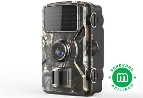 Vídeo cámara de foto trampeo con flash negro, especial para caza.