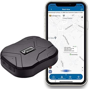 Mini Rastreador GPS,Portátil GPS Tracker Tiempo Real GPS Localizador para  Personas Prevenir la Perdida GPS