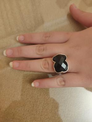 Anillo tous negro Joyas y bisuter a de segunda mano barata