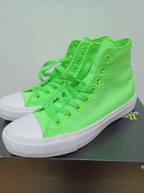 Venta converse verde clearance fluorescente