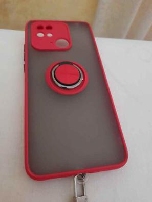Funda para Xiaomi Redmi 10C con Cristal Templado Color Rojo