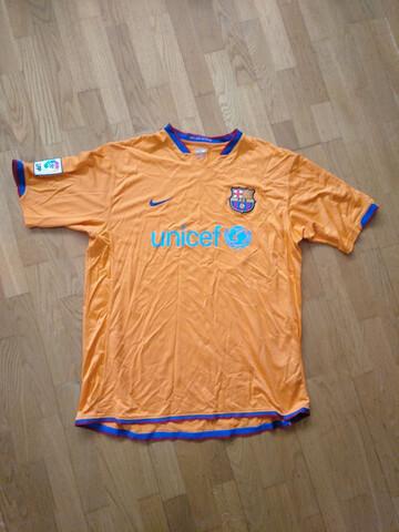 Milanuncios - Camiseta naranja FC barcelona