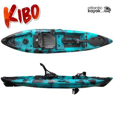 obesidad Gallo Permanente Milanuncios - Kayak Kibo de pesca con pedales helice