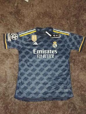 Real Madrid Camiseta Segunda Equipación de la Temporada 2023-2024 - Replica  Oficial con Licencia Oficial - Adulto (S) : : Moda