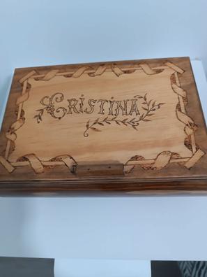 Caja de madera personalizada - Casa y Arte caja con nombre