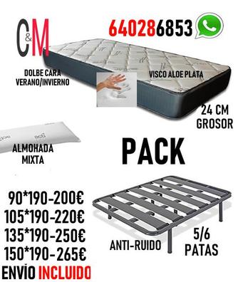 Pack 2 Almohadas Pikolin Tacto Gel 90 Cm Para Cama De 180 Cm con Ofertas en  Carrefour