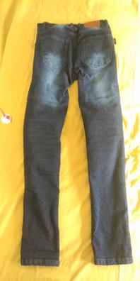 Vaqueros Moto Pantalones Vaqueros Con Forro Protector Pantalones Azul Hombre