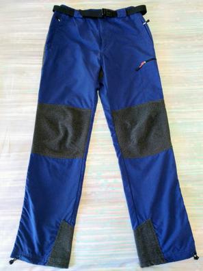 Pantalón montaña mujer multielástico gris - Trekking tallas grandes