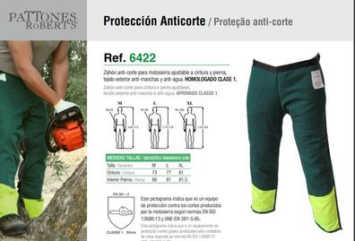 Pantalón Anticorte motosierra clase 3 – Pattones Robert's