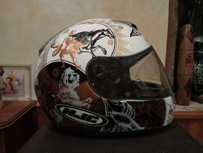 Casco Jet Moto Hombre Mujer Custom con Doble Visera Antivaho